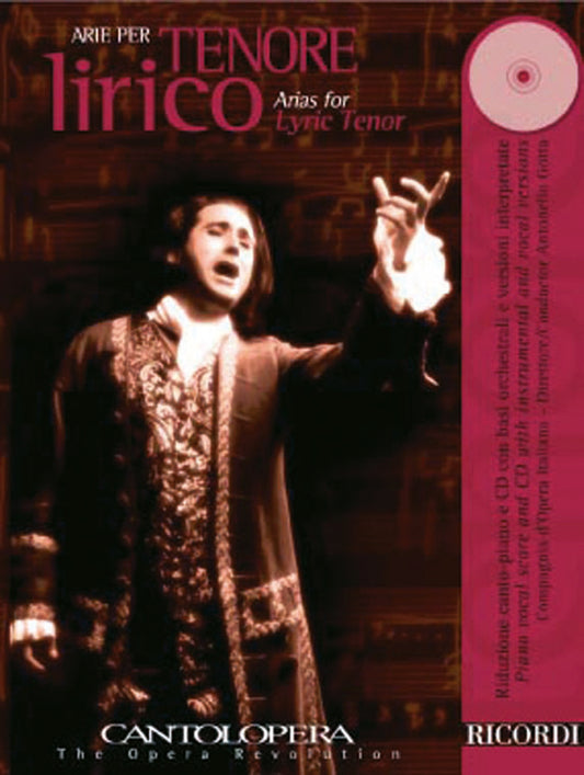 Arias for Lyric Tenor +CD Cantolopera R