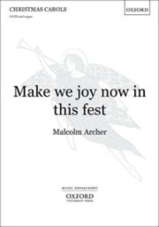 Walton Make we joy now SATB OUP