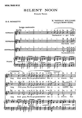 V-W Silence&Music SATB OUP