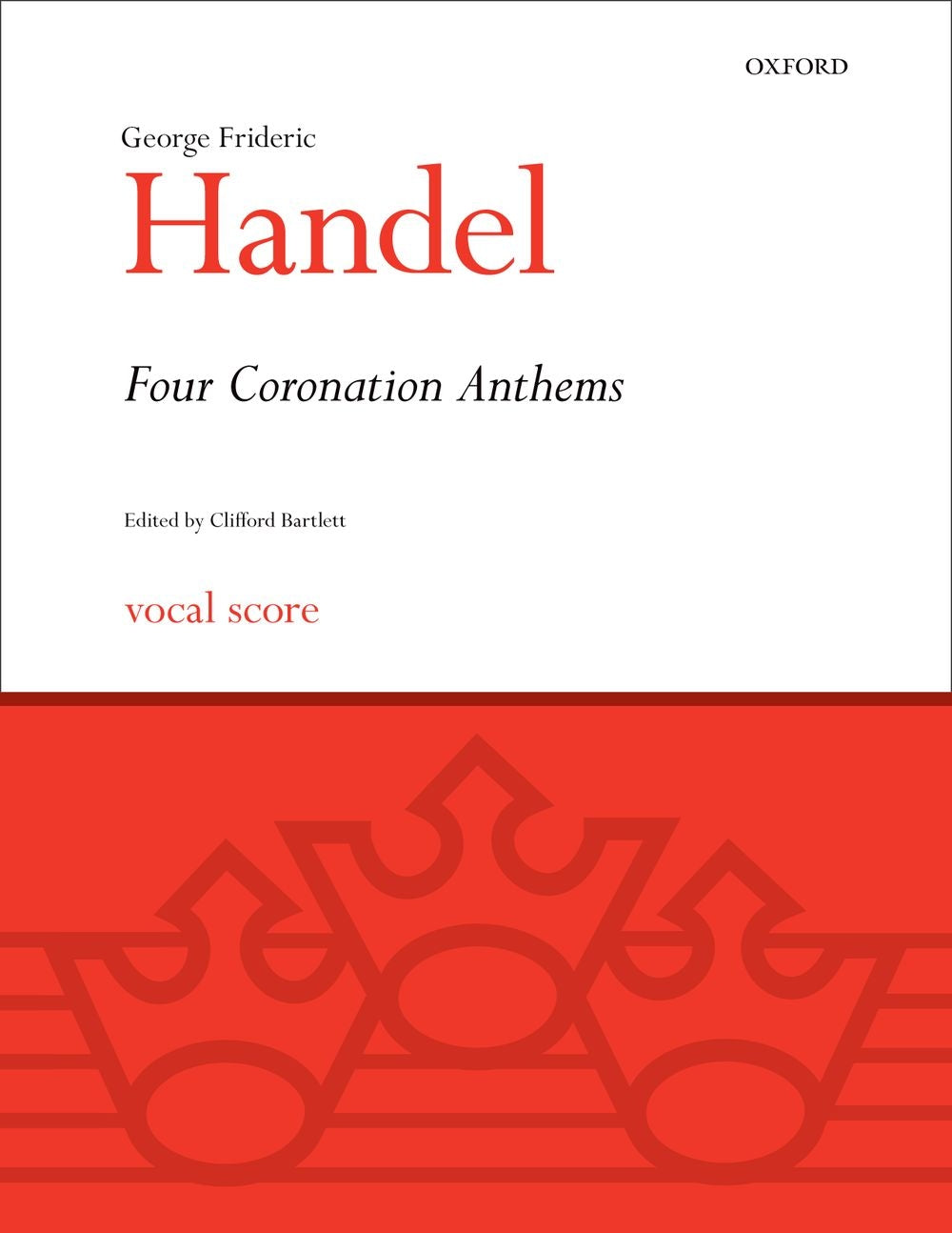 Handel Four Coronation Anthems V/S OUP