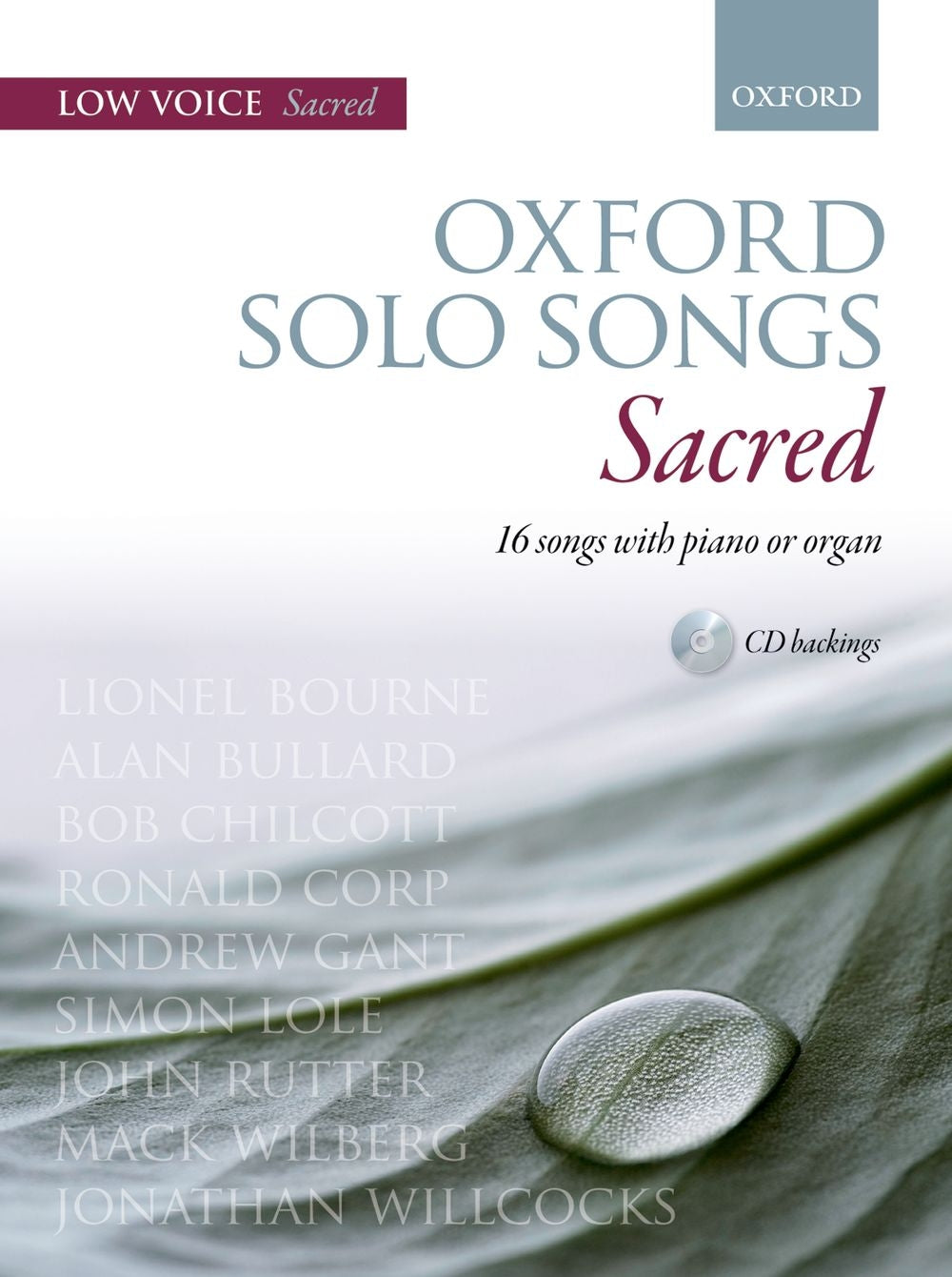 Solo Songs Sacred Low Bk&CD OUP