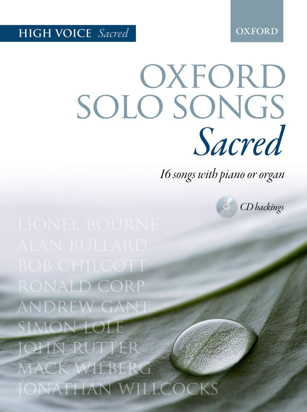 Solo Songs Sacred High Bk&CD OUP