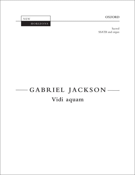 Jackson Vidi aquam SSATB OUP
