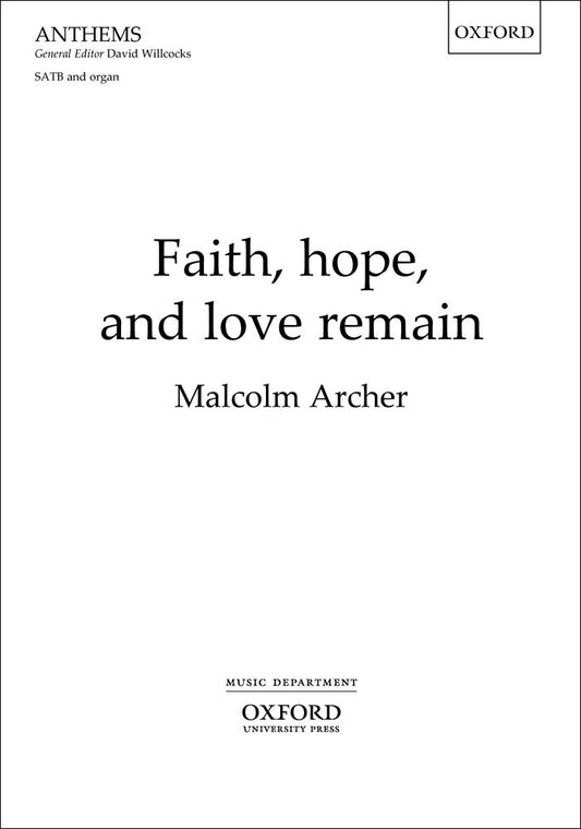 Archer Faith, hope, and love remain SAT
