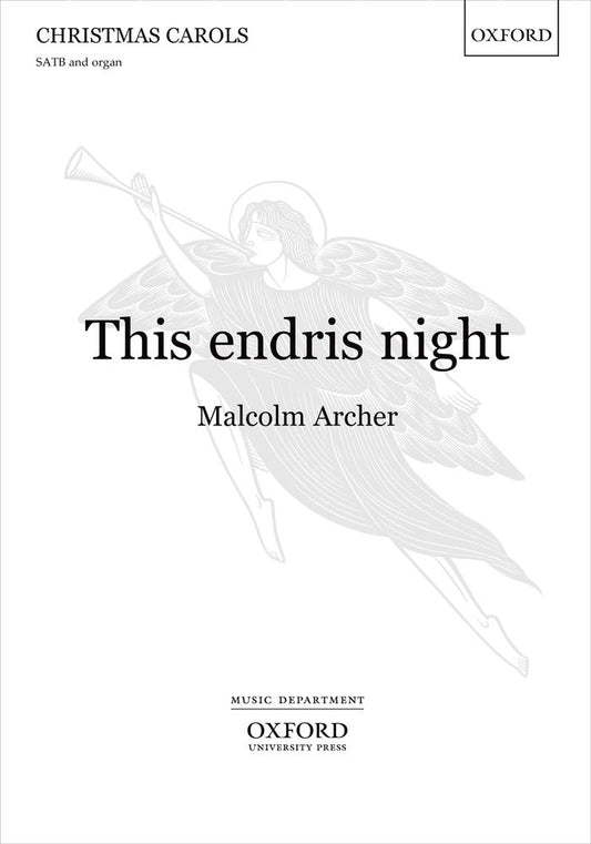 Archer This endris night SATB&Org OUP