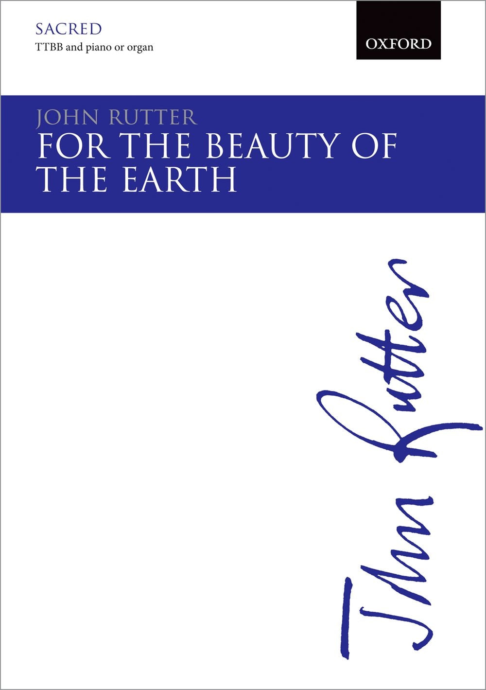 Rutter For The Beauty of the Earth TTBB