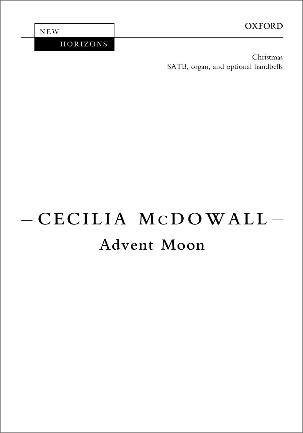 McDowall Advent Moon SATB&Org OUP