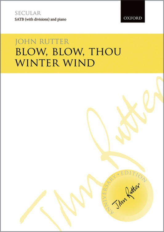 Rutter Blow Blow Thou Winter Wind SATB