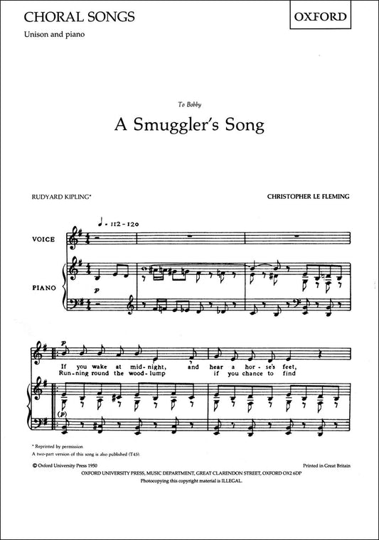 Smugglers Song Fleming OUP OCS1222