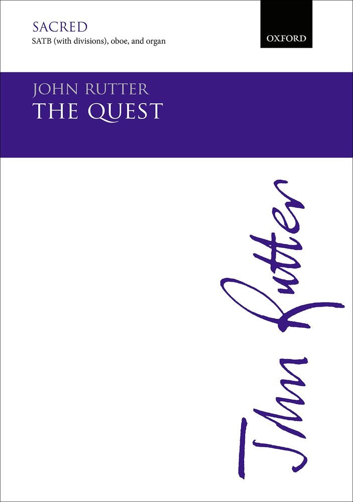Rutter The Quest SATB/Oboe/Org OUP