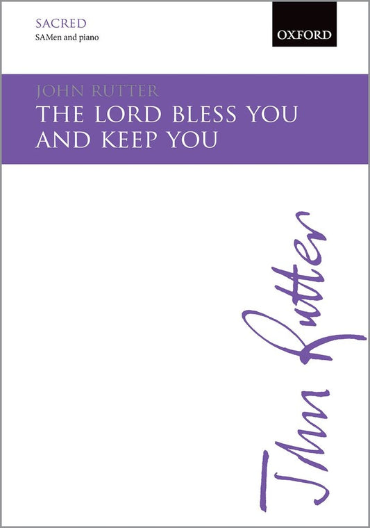 Rutter Lord Bless You And Keep You SAMen