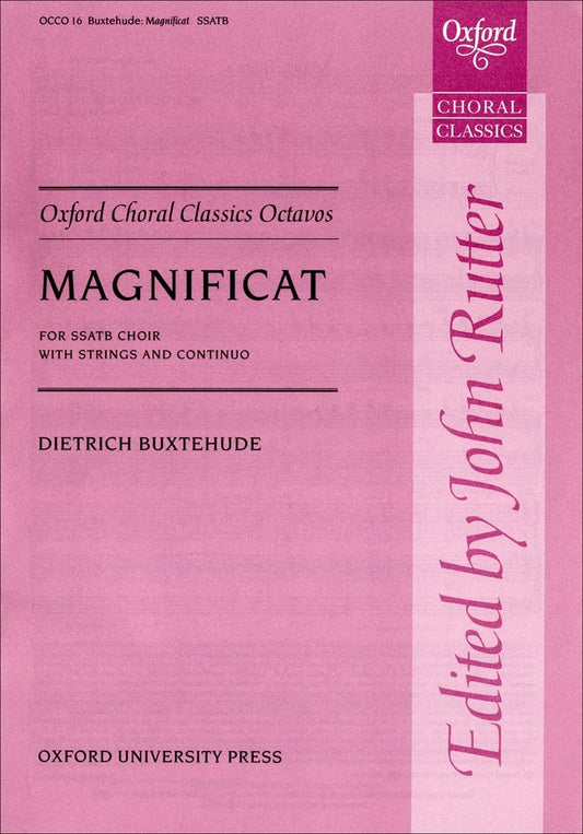 Buxtehude Magnificat SSATB OUP OCO16