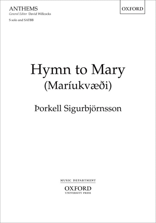 Sigurbjornsson Mariukvaedi A469 SATB