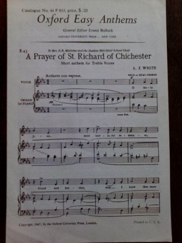 White Prayer of St Richard OUP