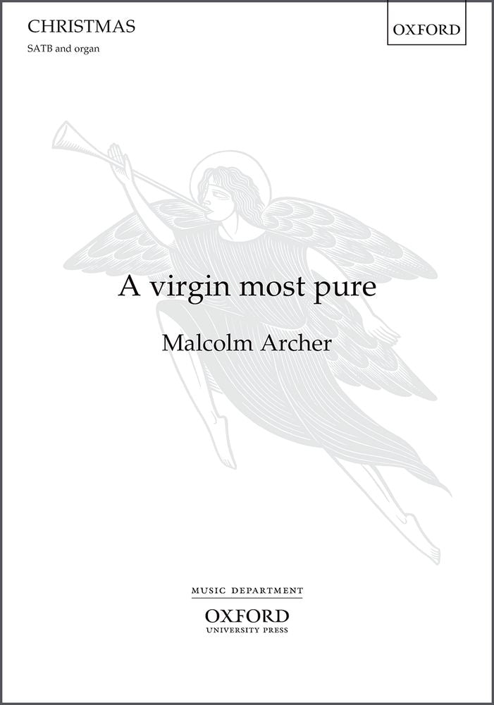 Archer A Virgin Most Pure SATB&Org OUP