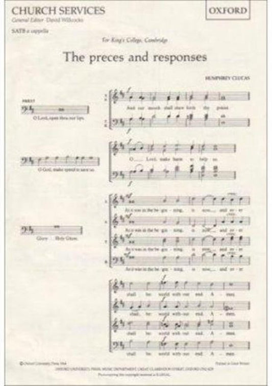 Clucas Preces and Responses SATB OUP
