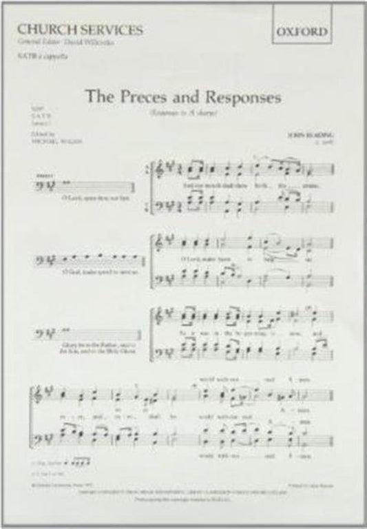 Reading Preces and Responses SATB OUP