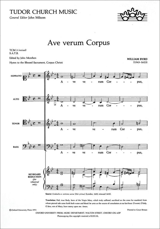 Byrd Ave verum corpus TCM3 OUP