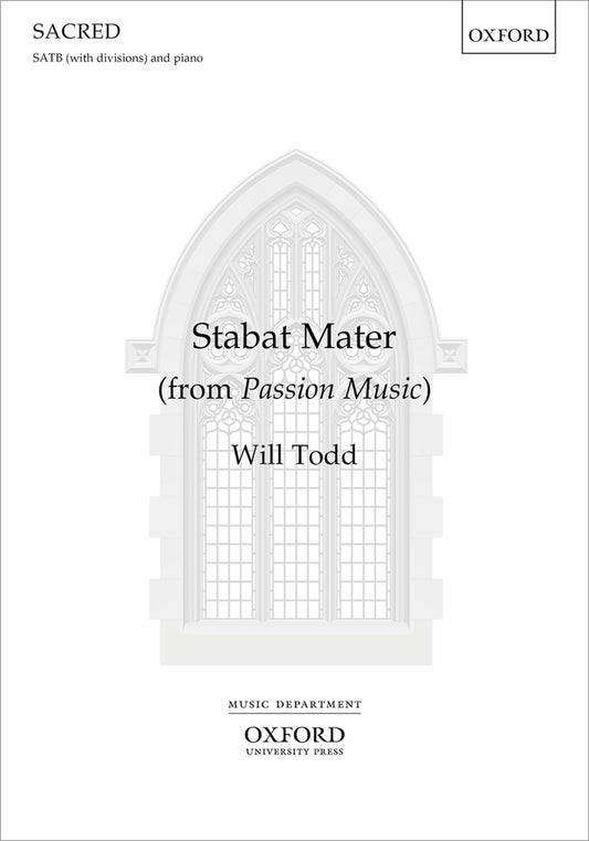 Todd Stabat Mater SATB+Pno OUP