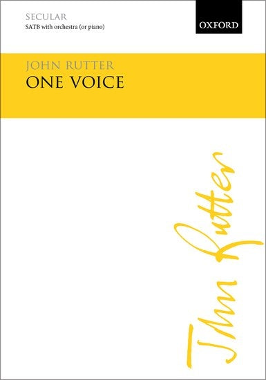 Rutter One Voice SATB SEC OUP