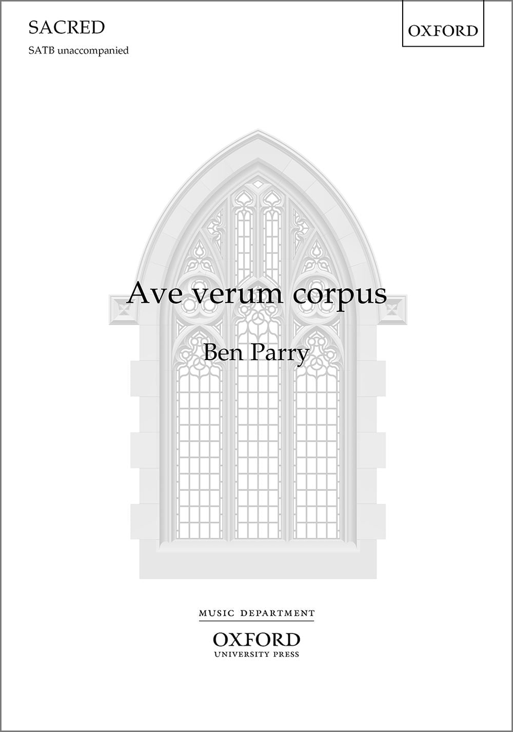 Parry Ave Verum Corpus SATB X729