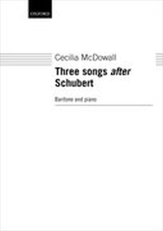 McDowall Three Songs after Schubert Bar