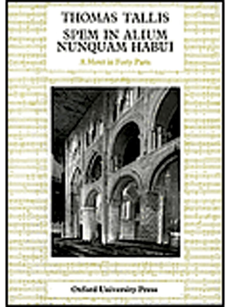 Tallis Spem In Alium V/S 40Pt OUP Phili