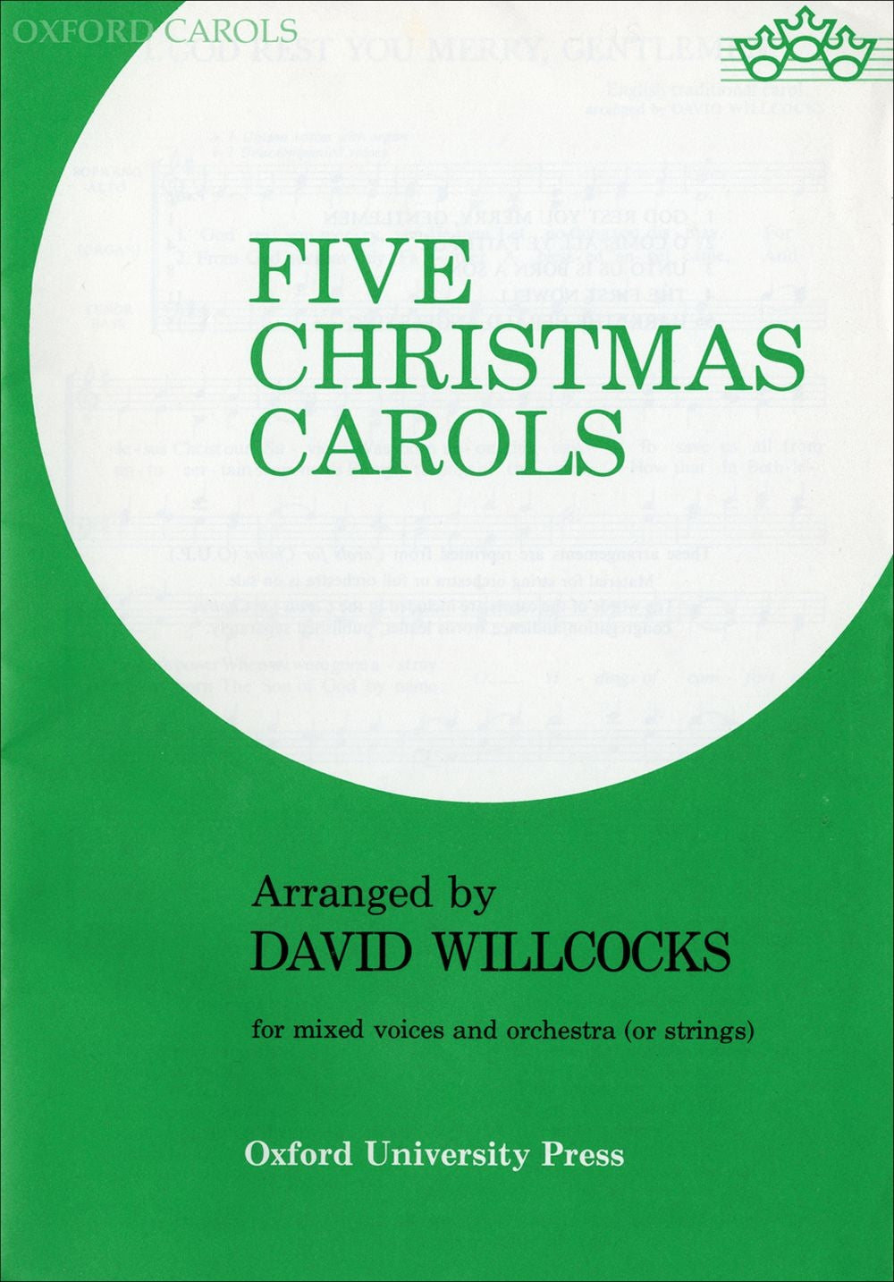 Willcocks Five Christmas Carols OUP