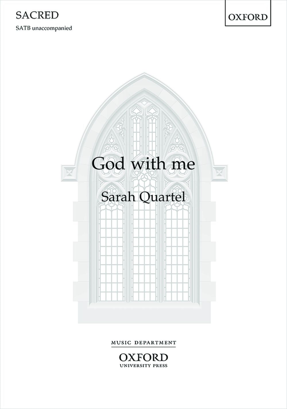 Quartel God with me SATB X809