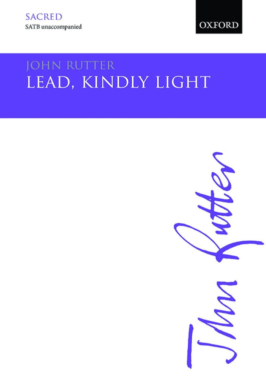 Rutter Lead, kindly light SATB X810