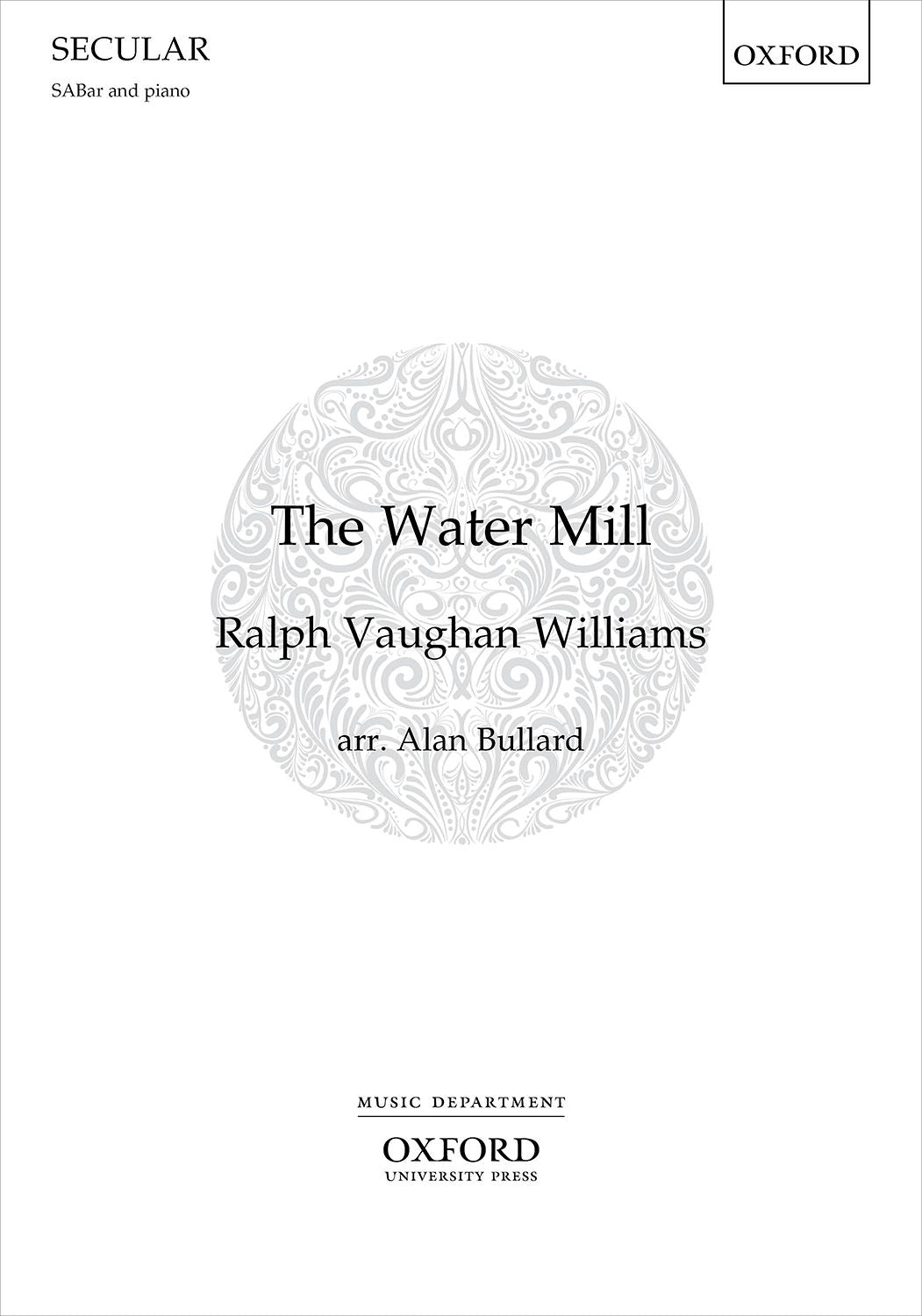 Vaughan Williams The Water Mill SABar X