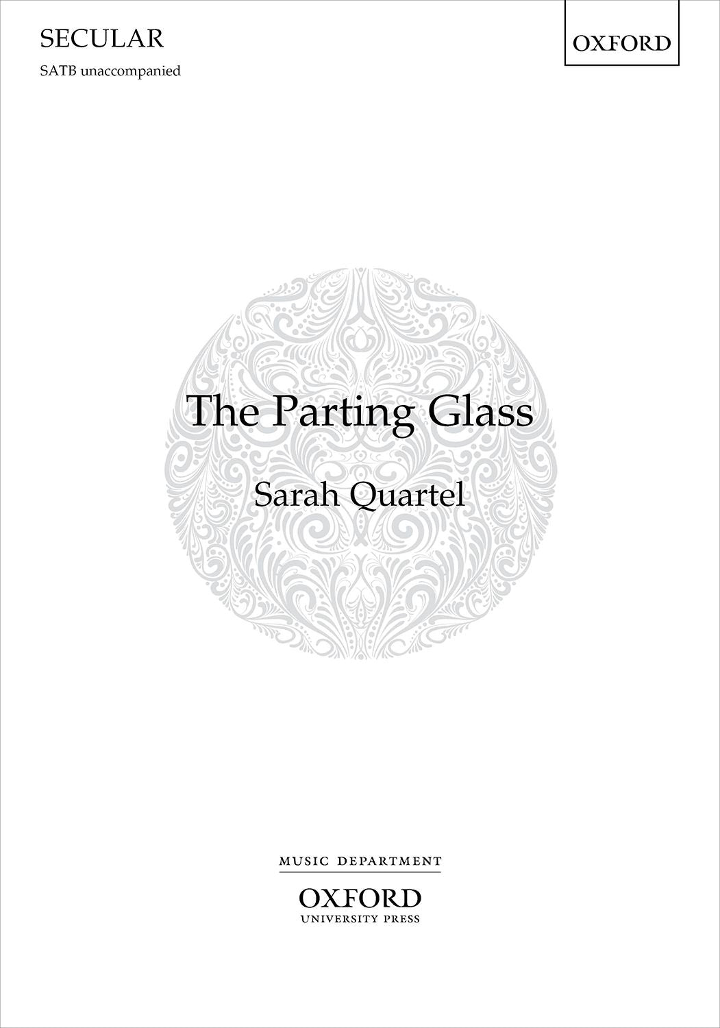Quartel The Parting Glass SATB OUP