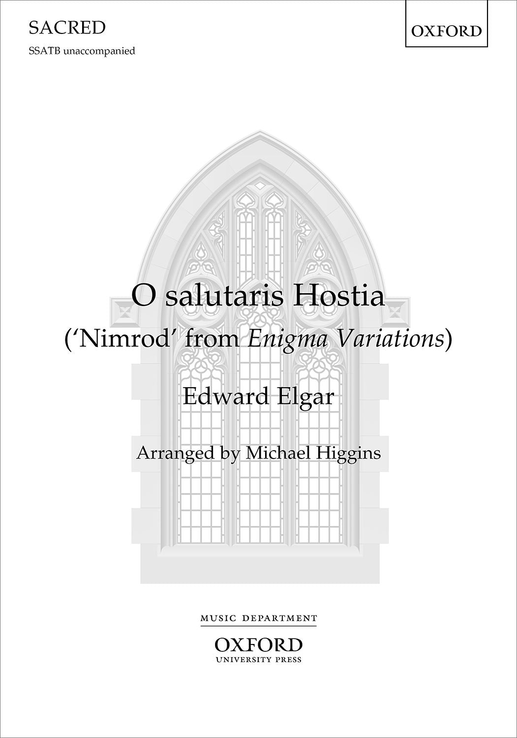 Elgar Arr.Higgins O salutaris Nimrod OUP