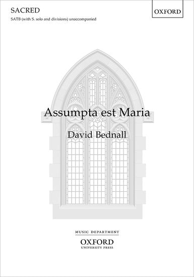 Bednall Assumpta est Maria SATB OUP