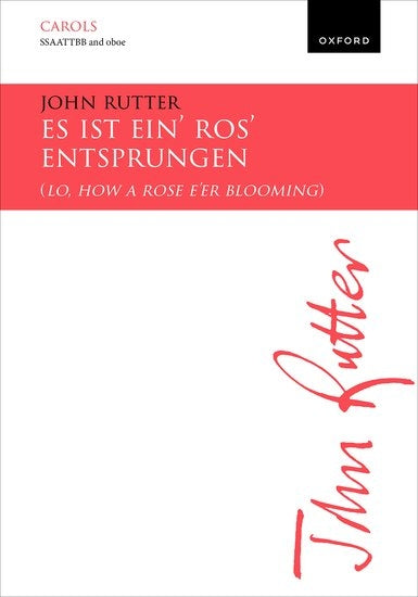 Rutter Es ist ein Ros Entsprungen SATB O