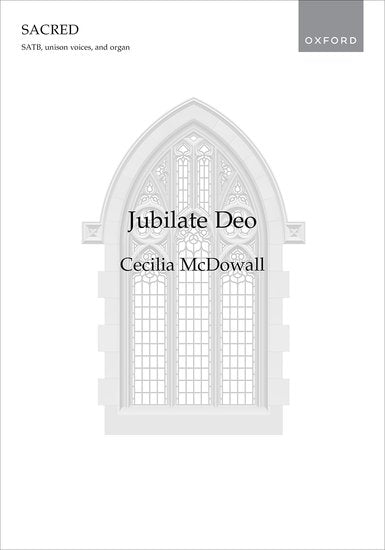 McDowall Jubilate Deo SATB OUP