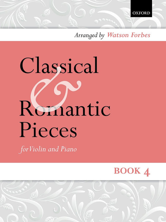 Classical & Romantic Pieces Vln Bk4