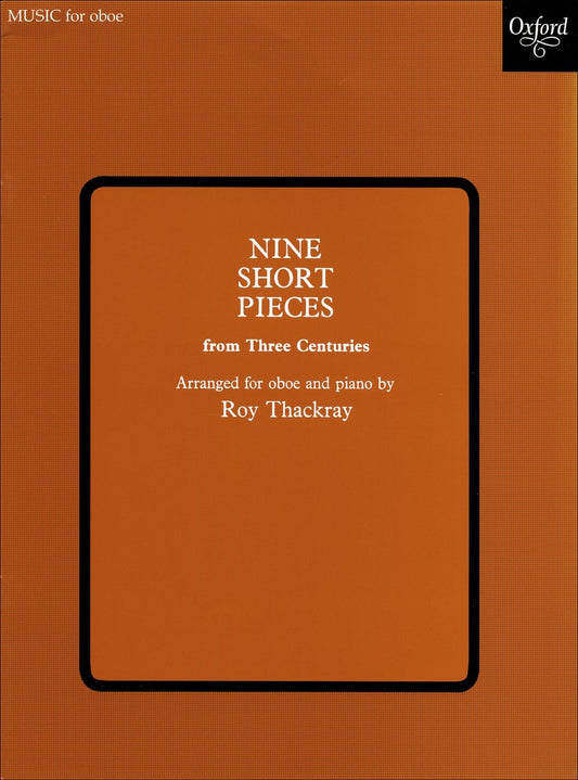 Thackray 9 Short Pieces Oboe OUP