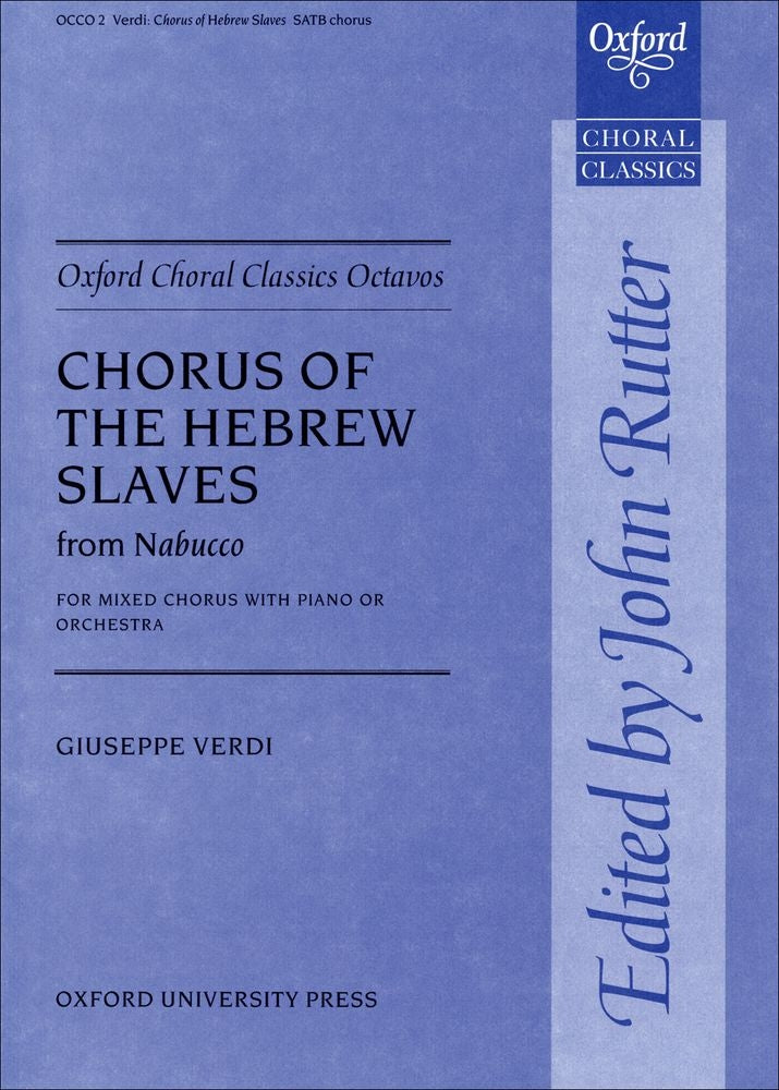 Verdi Chorus of Herbew Slaves SATB OUP