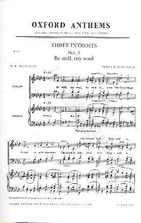 Whitlock Be Still, my Soul SATB
