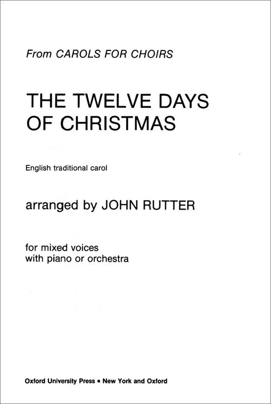 Rutter The 12 Days of Christmas SATB OU