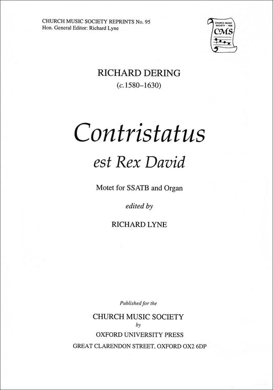 Dering Contristatus David SSATB CMS95