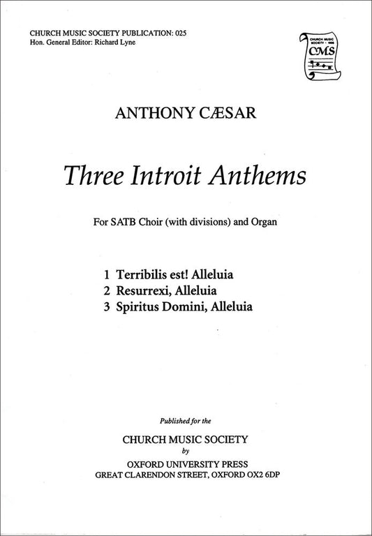 Caesar Three Introit Anthems CMS025