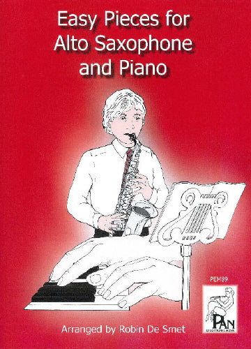 Easy Pieces Alto Sax+Pno Smet PEM89