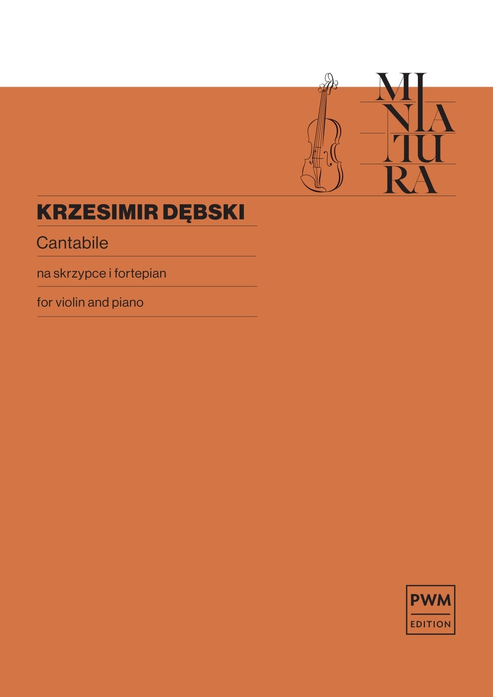 Debski Cantabile Vln&Pno PWM