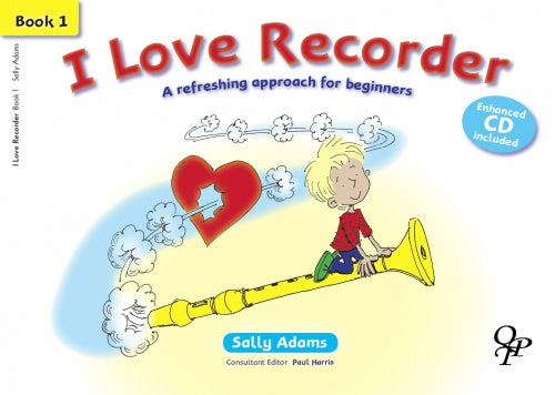 I Love Recorder Bk1+CD Adams SP QTP