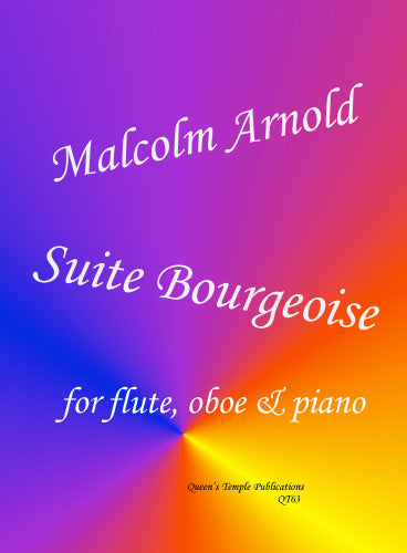 Arnold Suite Bourgeoise flt oboe pno QT
