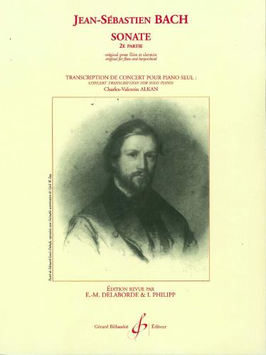 Bach Sonata 2ndPt Trans Pno by Alkan BI