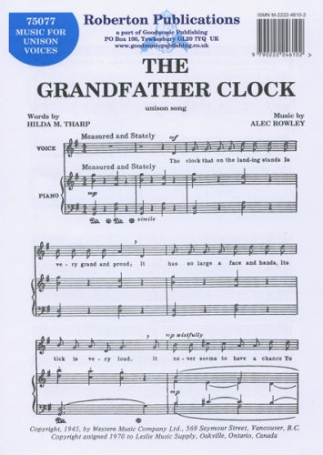 Grandfather Clock Rowley GM A4