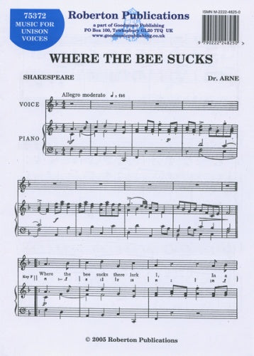 Where the bee sucks Arne GOO